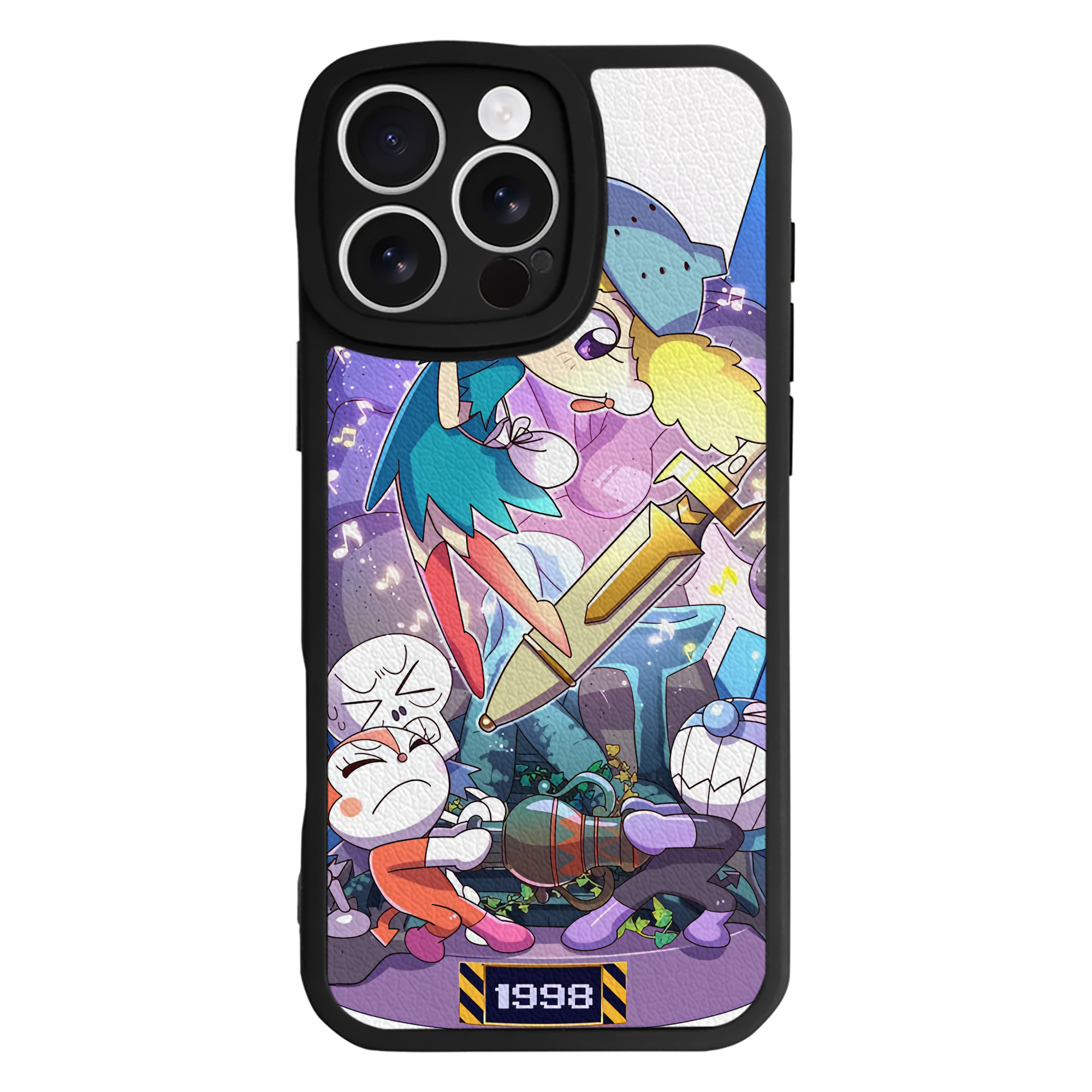 （画像用） アンパンマン Anpanman 【iPhone 16シリーズ対応】シリコンスマホケース（レザー調） 材質：シリコン